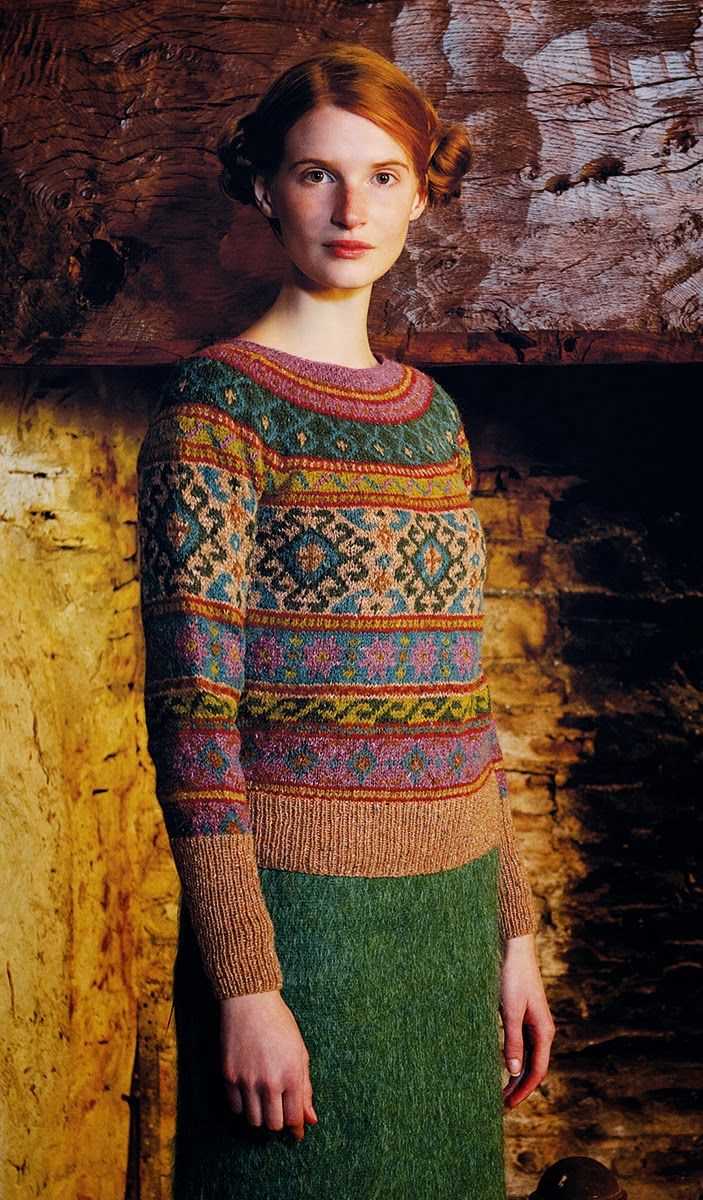 Fair isle dress knitting patterns