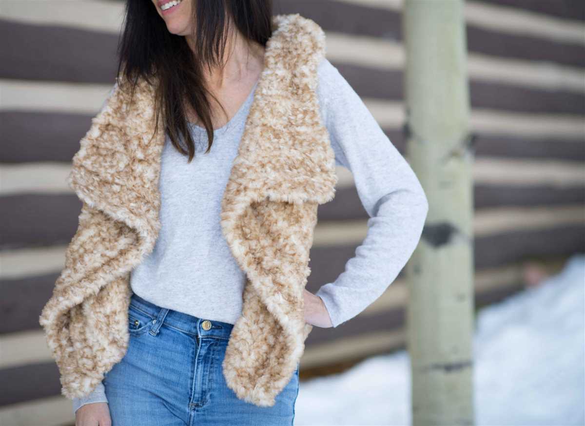 Fun fur yarn knitting patterns