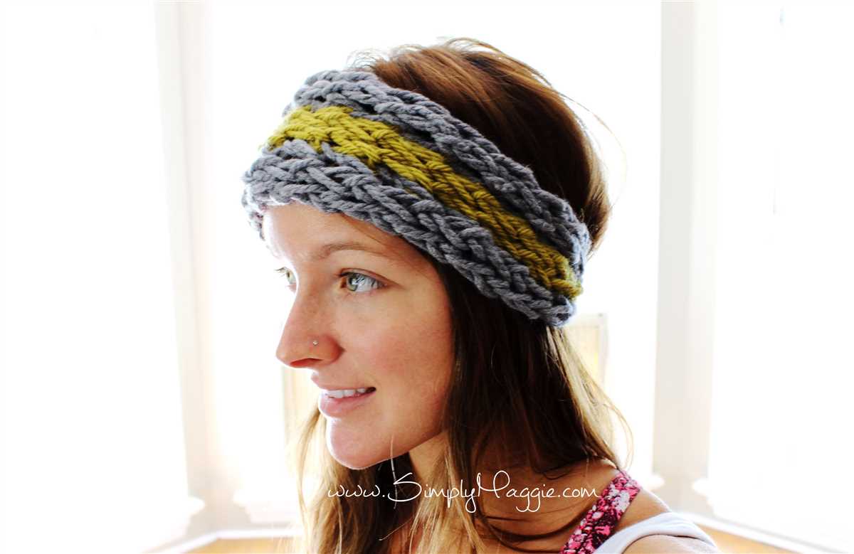 Cable ear warmer knitting pattern