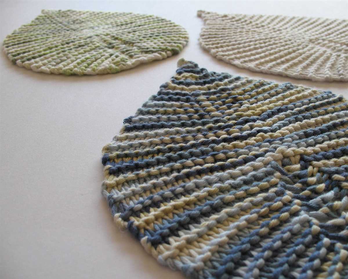Garter stitch hat knitting pattern