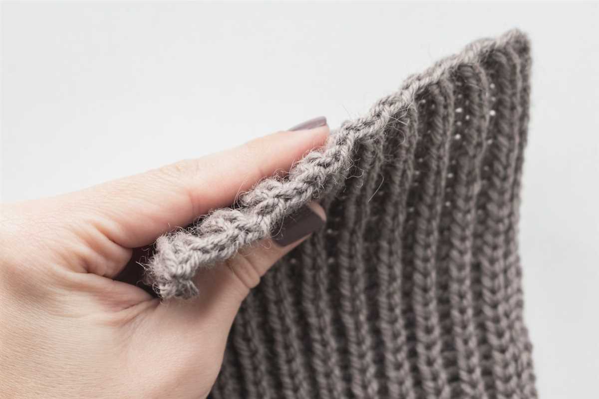 Knit headband pattern twist