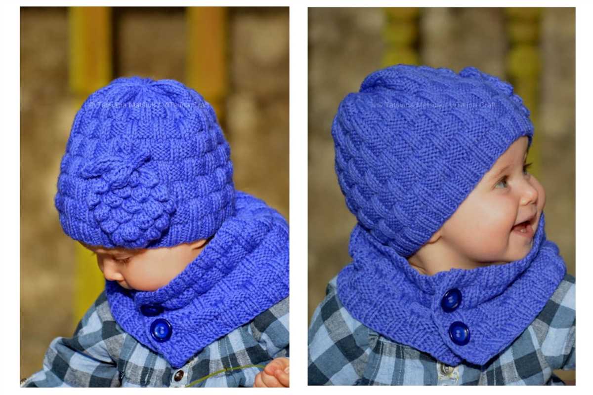 Hat and scarf knitting pattern