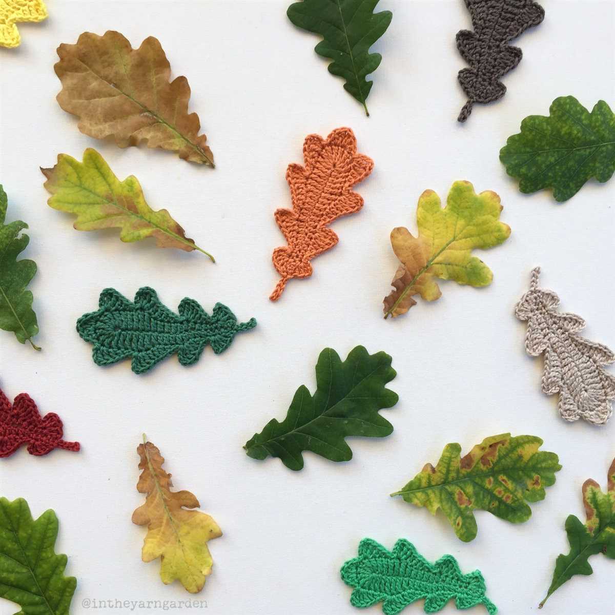 Leaf motif knitting pattern