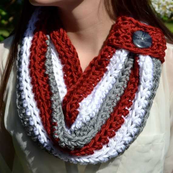 Knit pattern for neck warmer