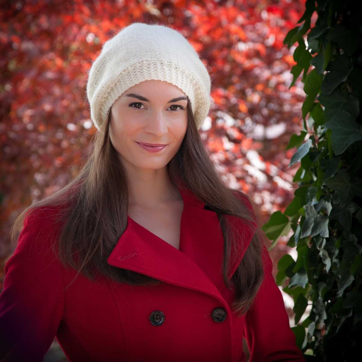 Mohair hat knitting pattern