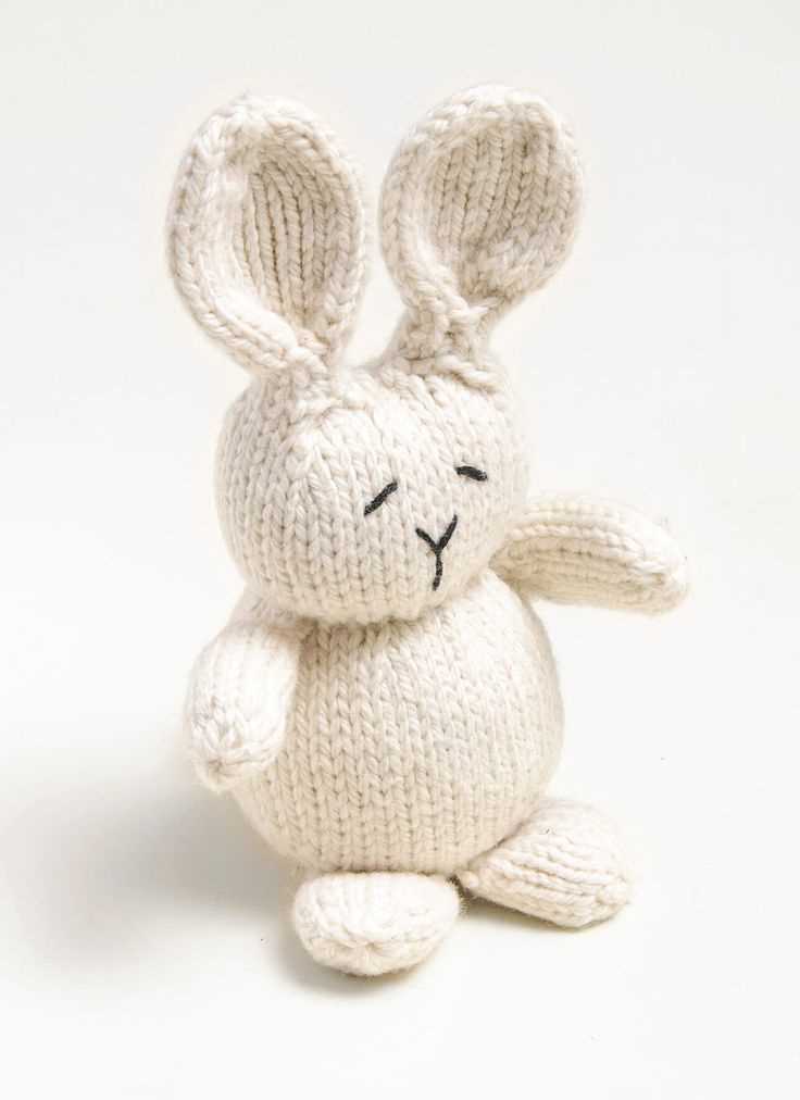 Knitting pattern for rabbit and bear