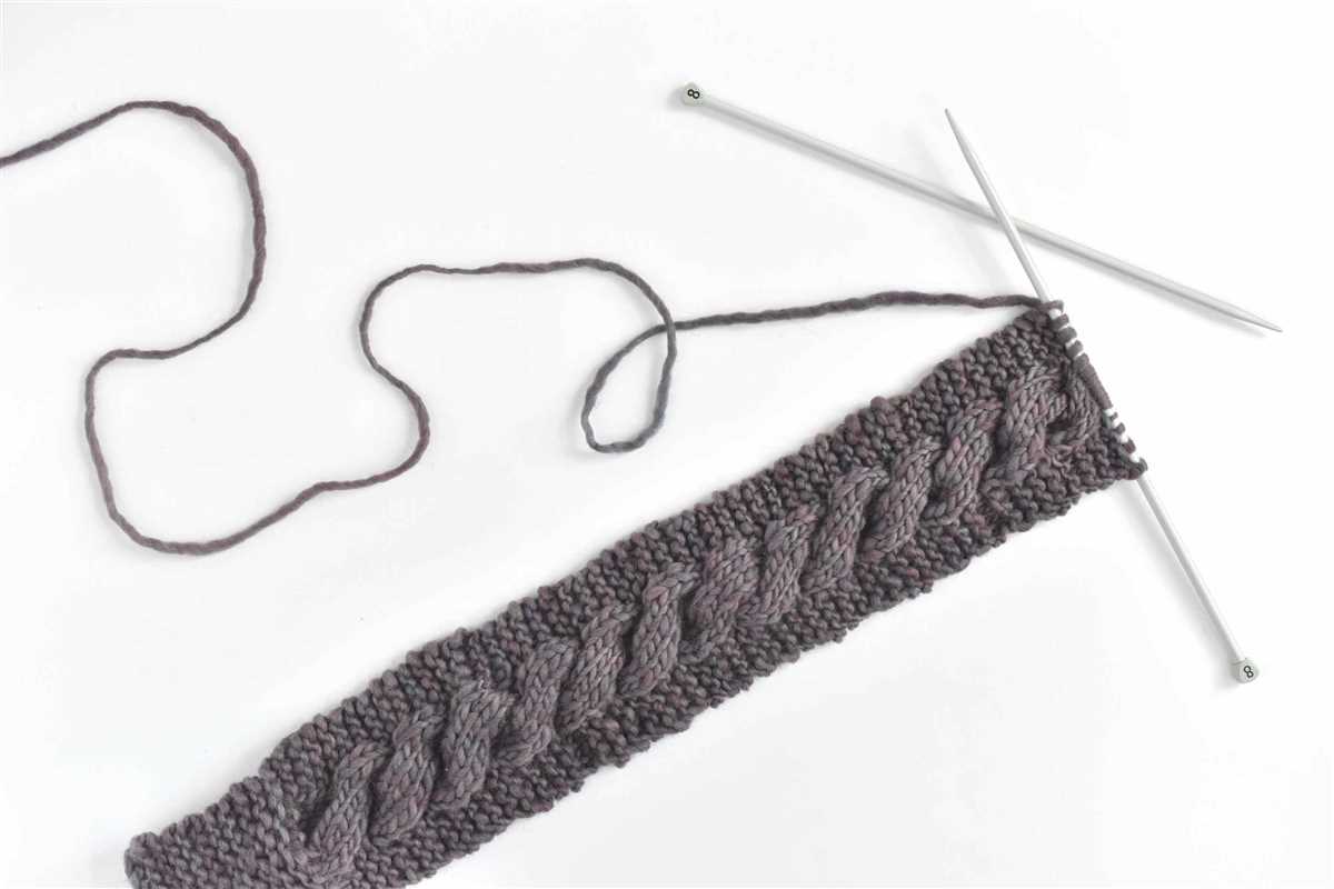 Cable knit headband free pattern