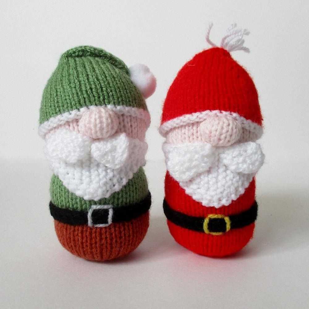 Christmas gnome knitting pattern