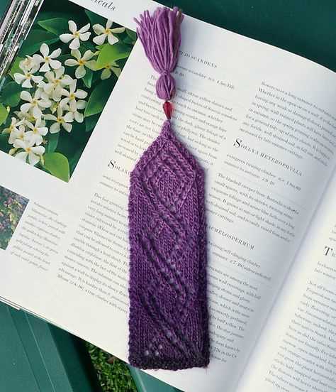 Knit bookmark patterns