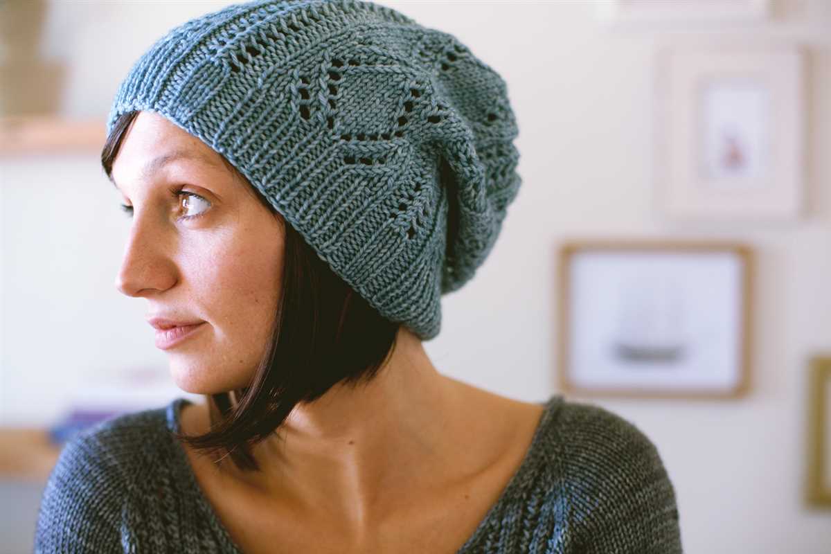 Childs slouch hat knitting pattern