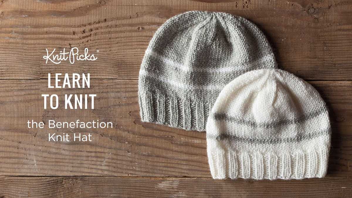 Basic knit hat pattern free