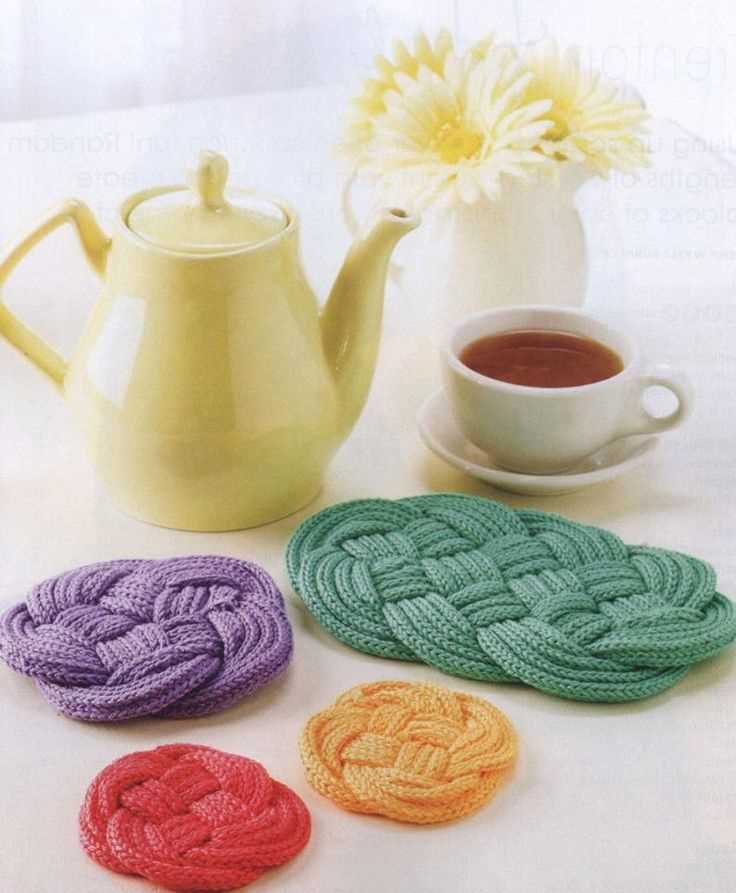 Knit coaster patterns