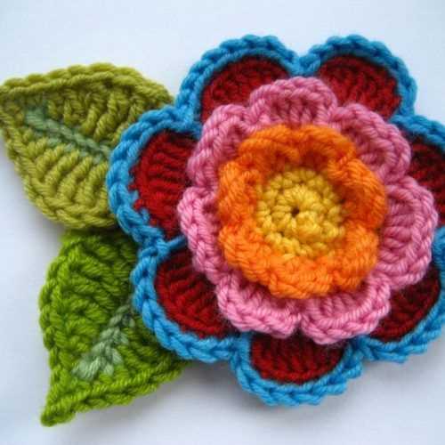 Free knitted flower patterns