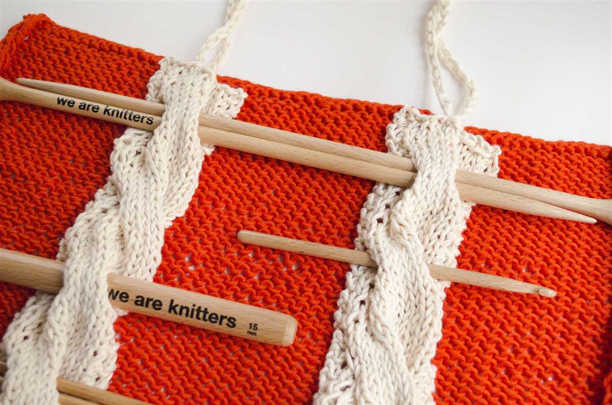 Knitting patterns by needle size