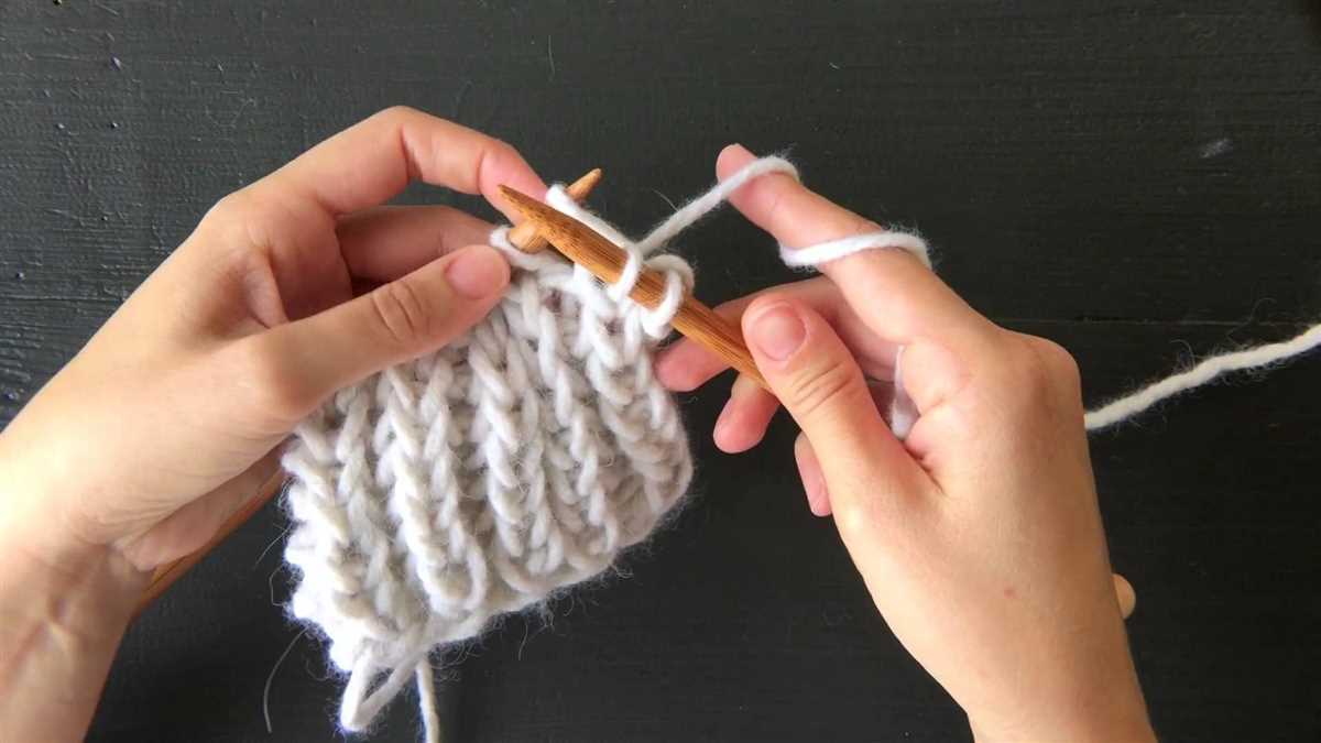 Knit 1 purl 1 scarf pattern