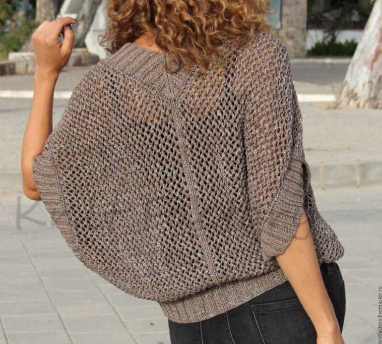 Cocoon style cardigan knitting pattern