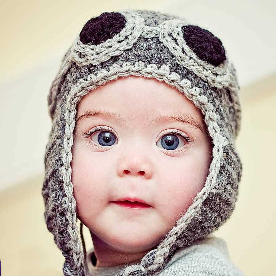Aviator hat pattern knitting