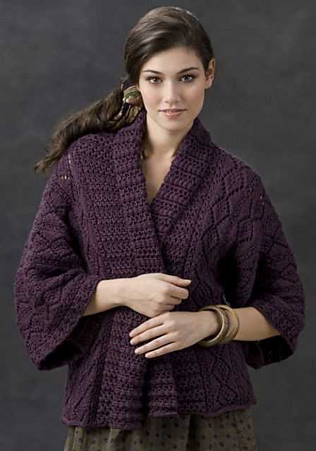 Kimono vest knitting pattern