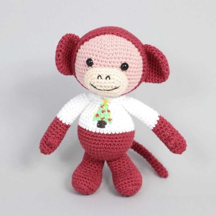 Knit monkey pattern