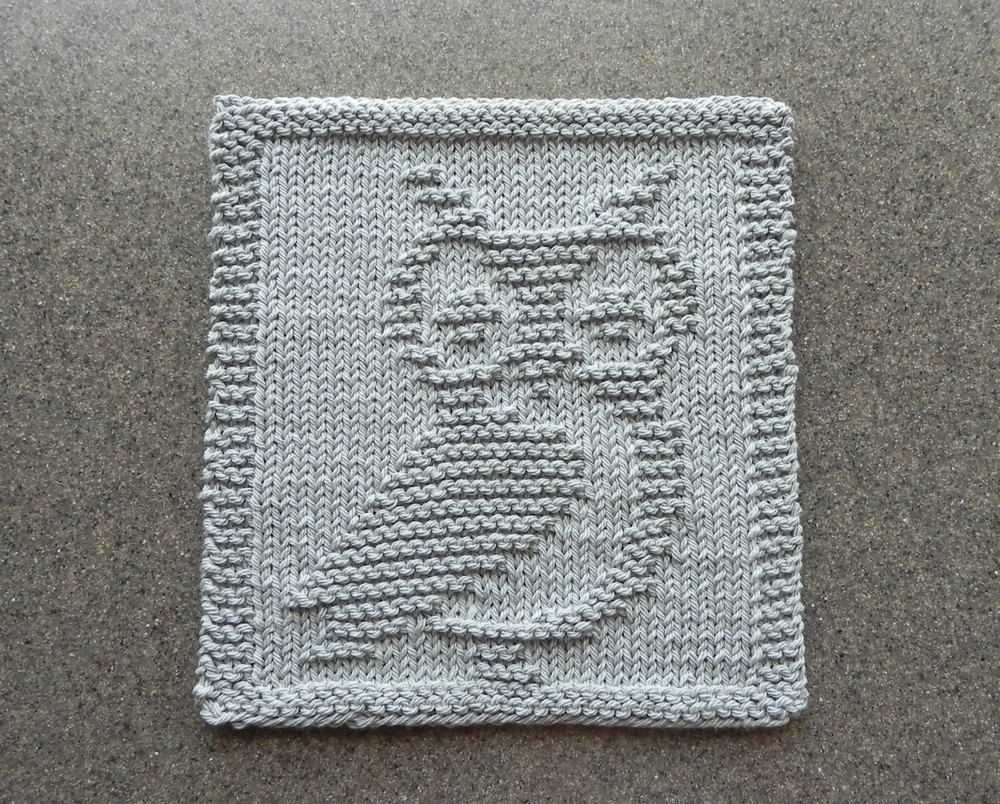Cotton dish cloth knitting pattern