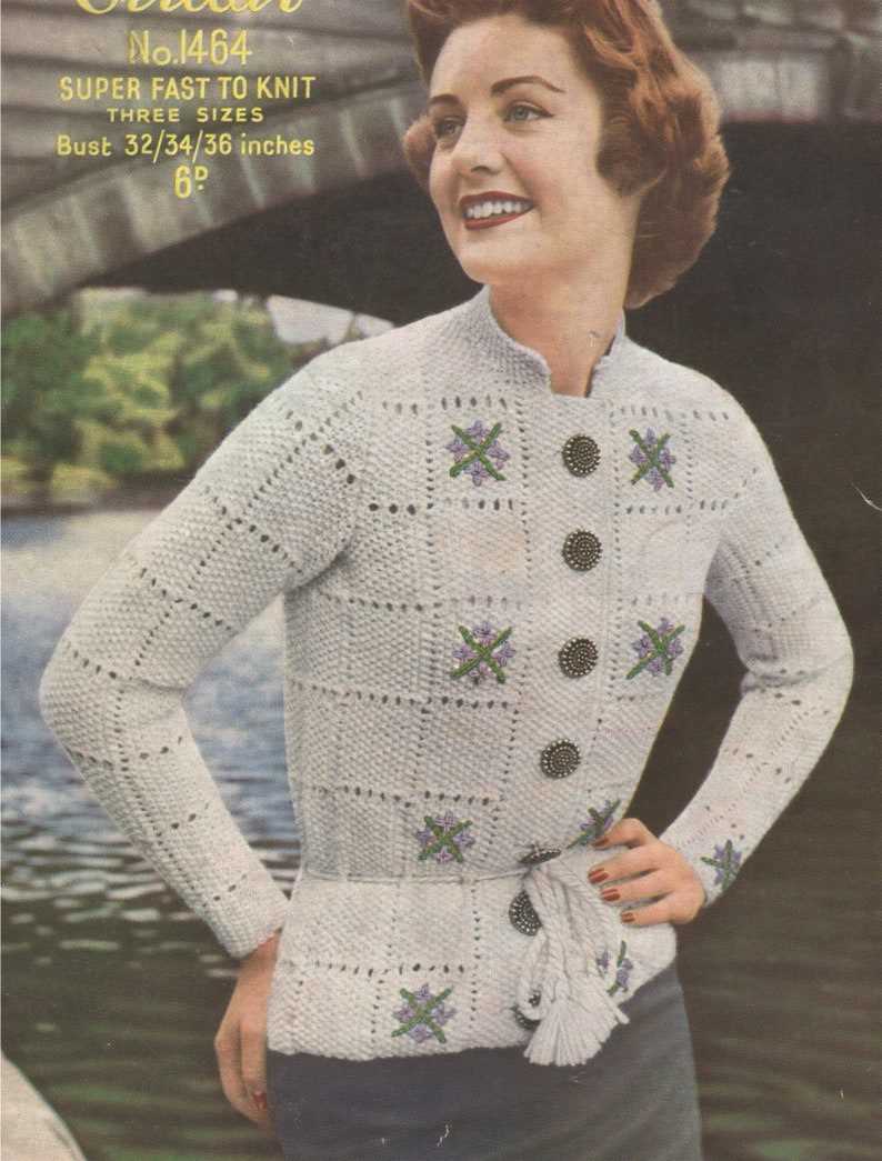 Vintage knitting patterns for ladies