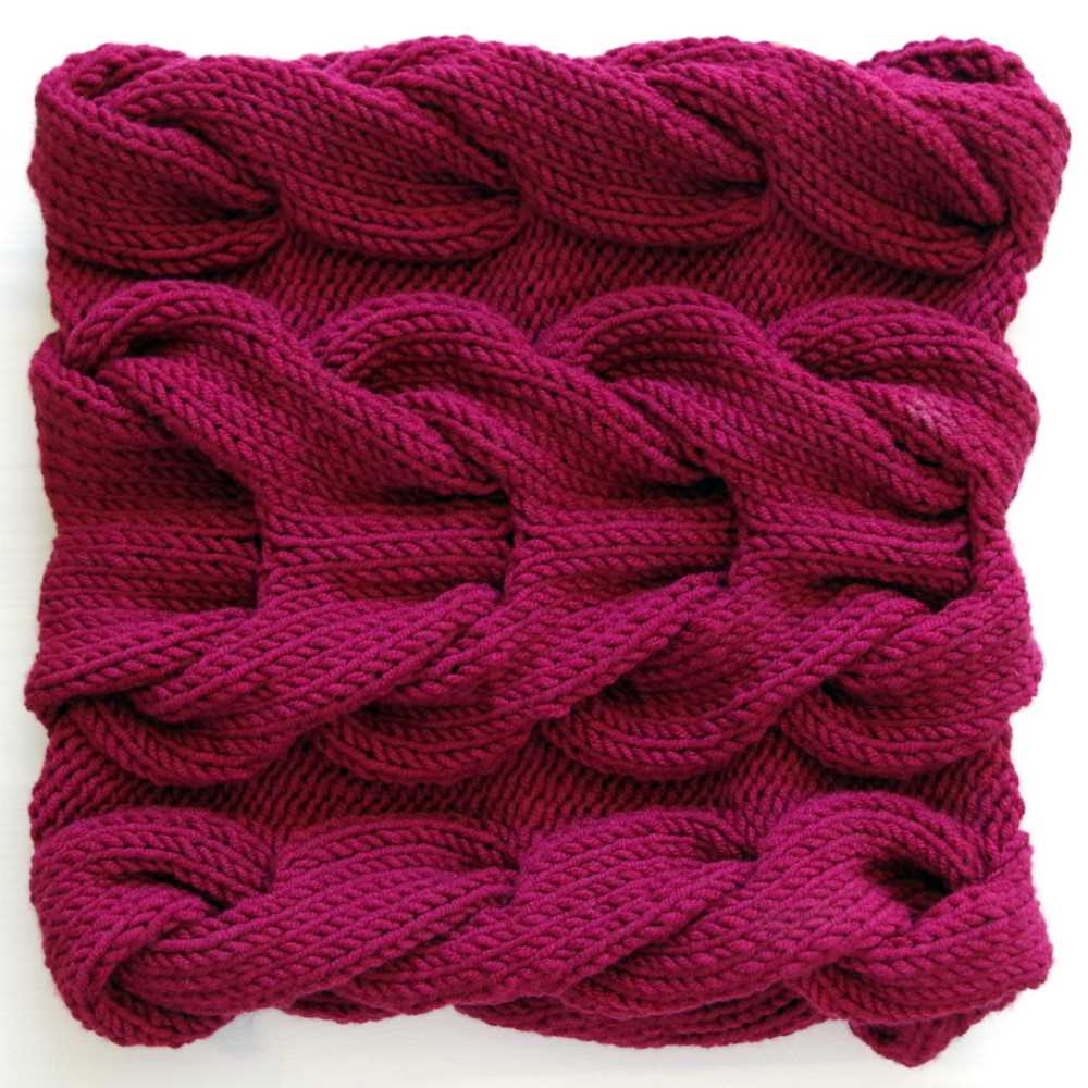 Chunky knit cowl pattern
