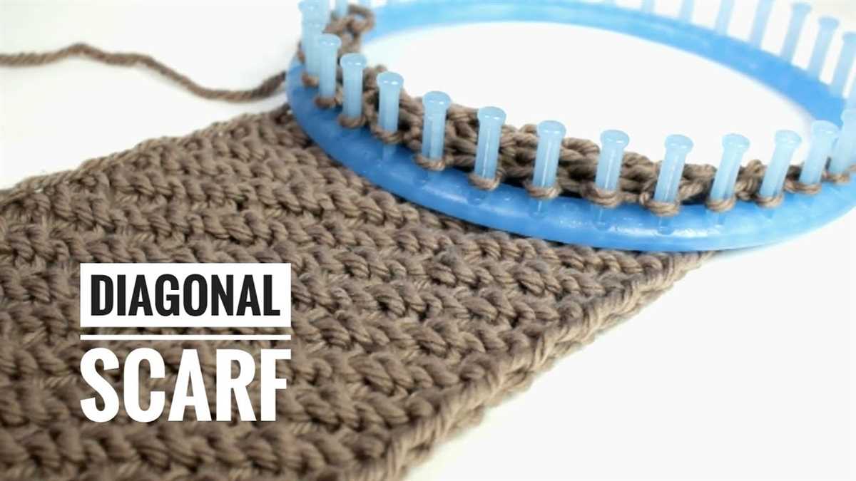 Loom knit infinity scarf pattern free