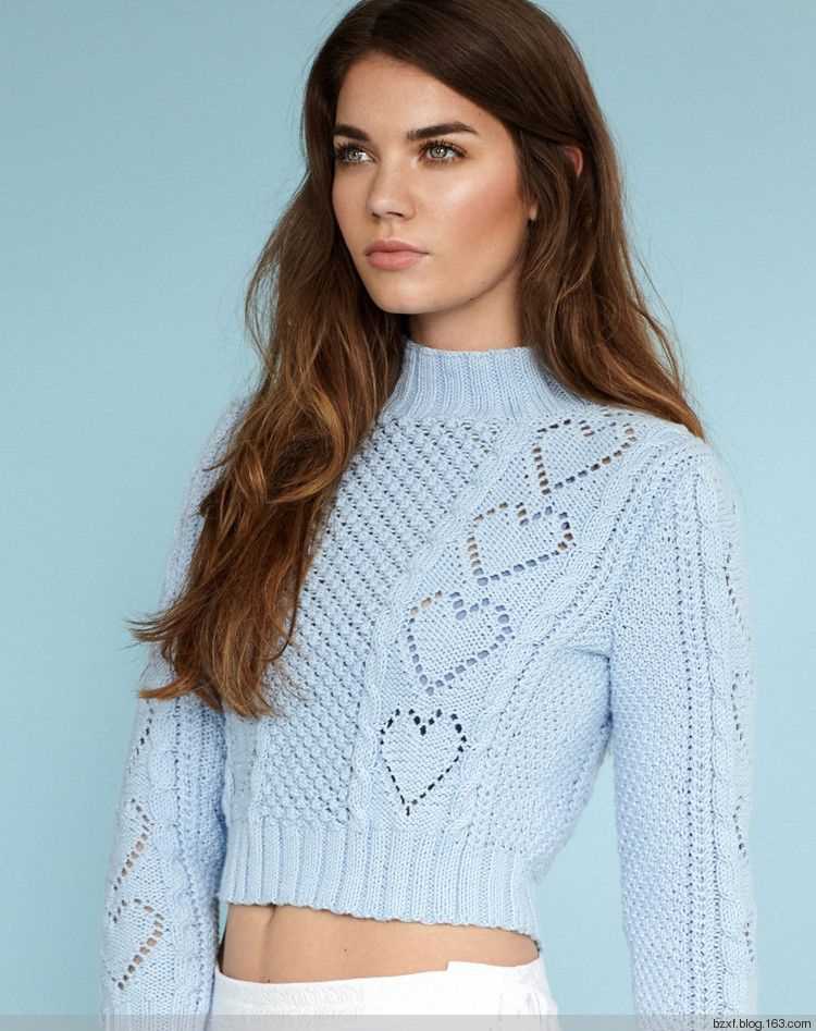 Crochet knit sweater pattern