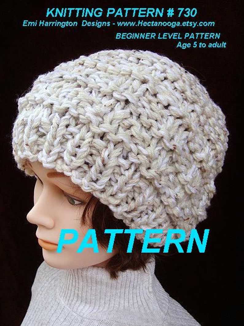 Mens easy knit hat pattern