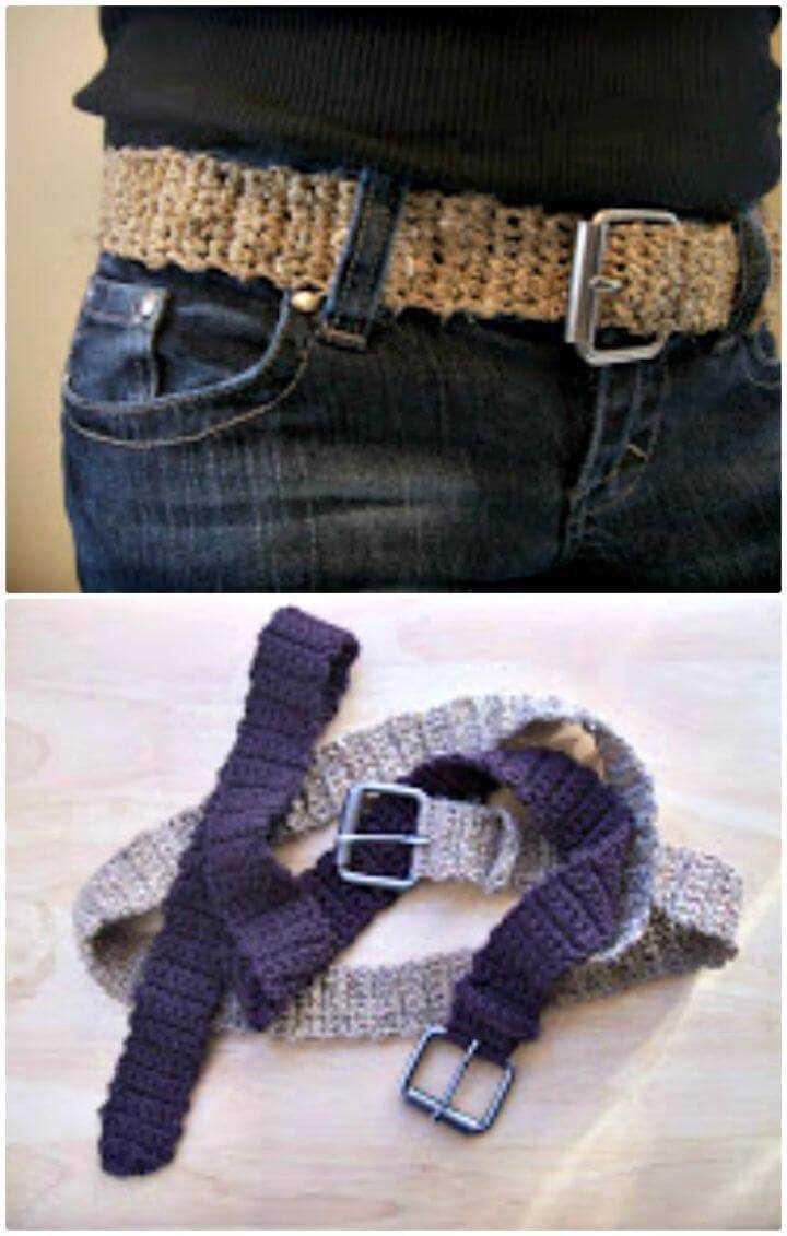 Free knitted belt patterns