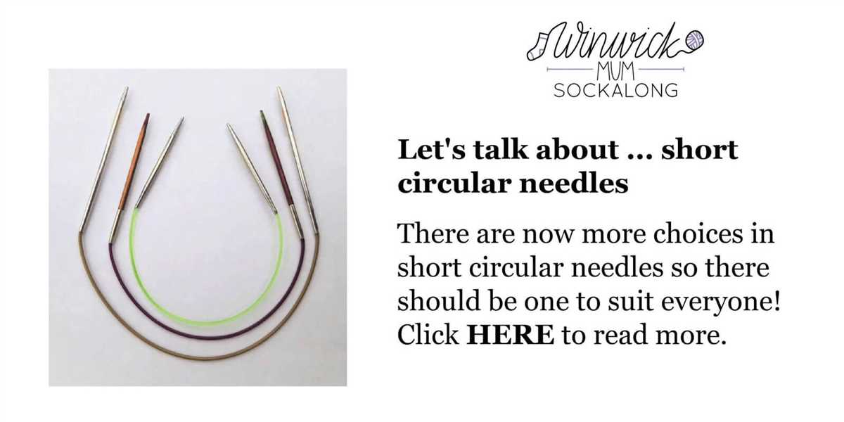 Sock knitting pattern circular needles