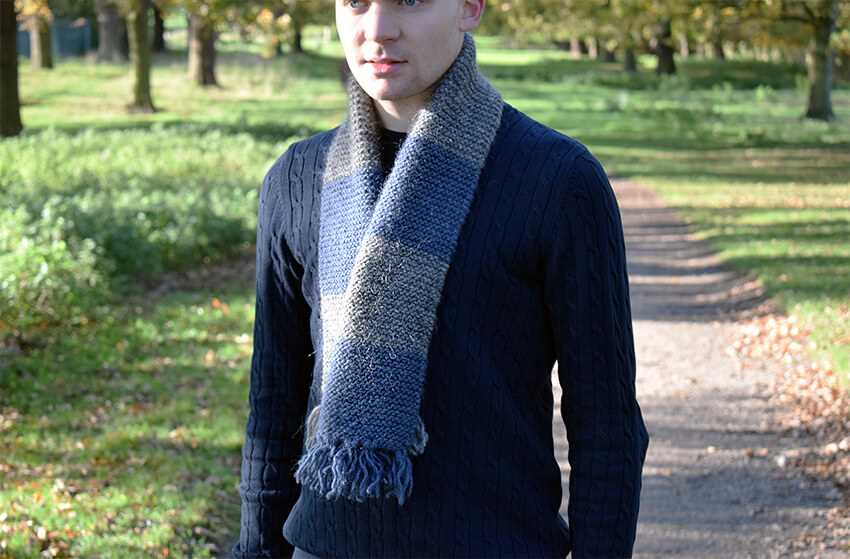 Mens scarf knitting patterns