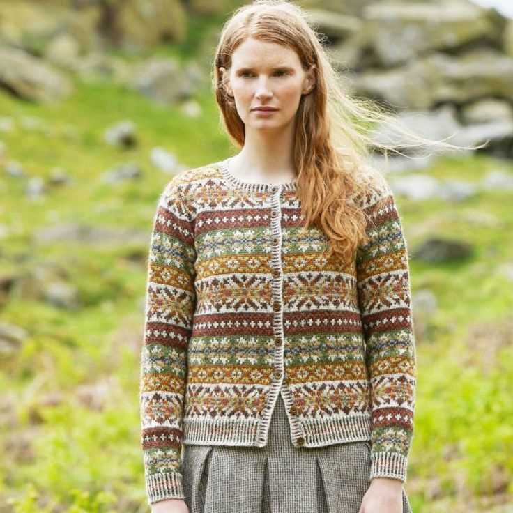Fairisle cardigan knitting pattern