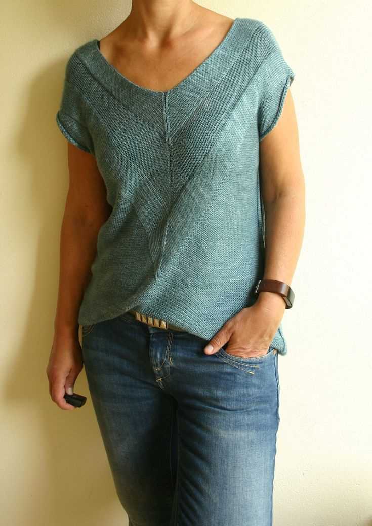 One shoulder top knitting pattern