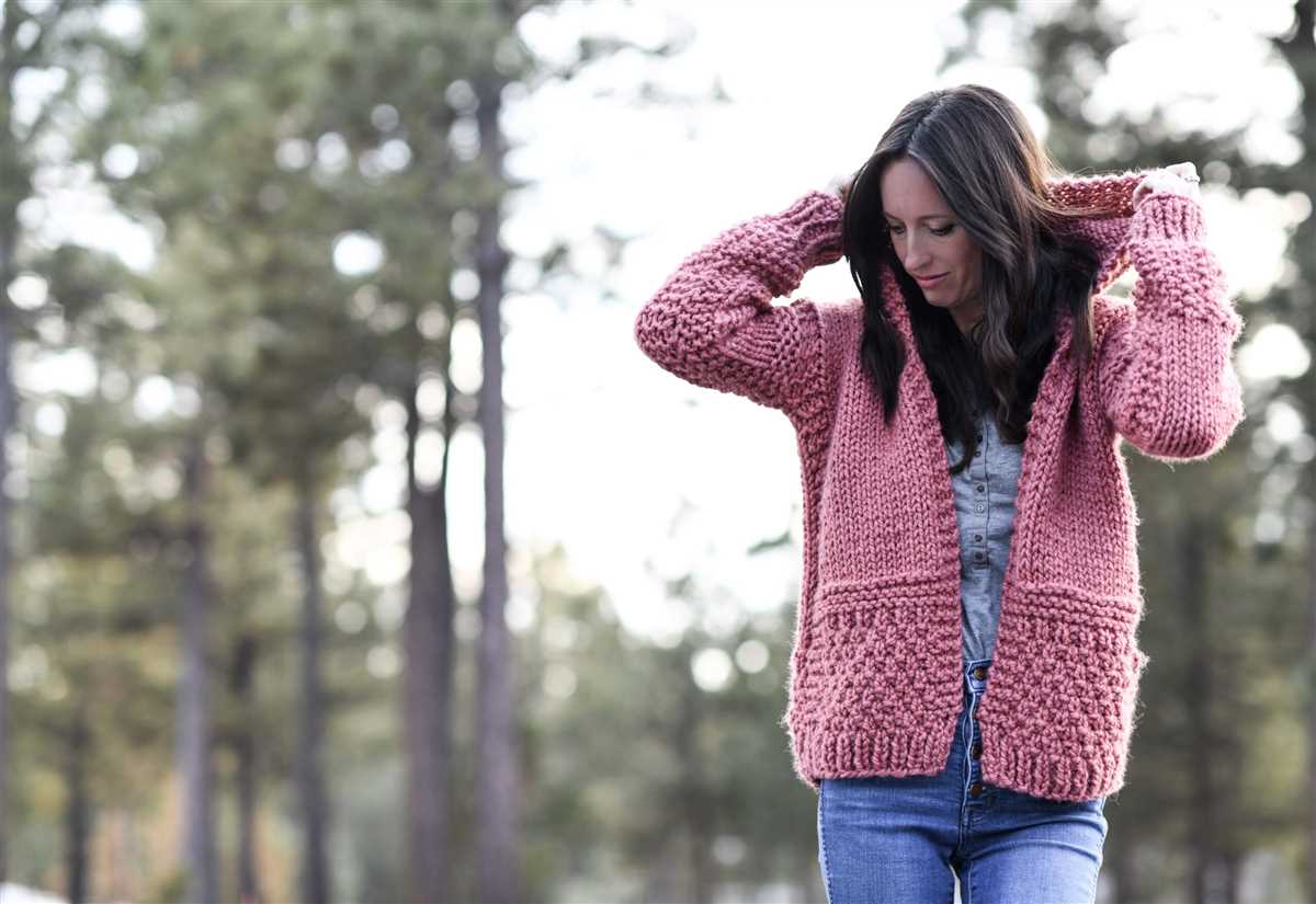 Knitted hoodie pattern women's free