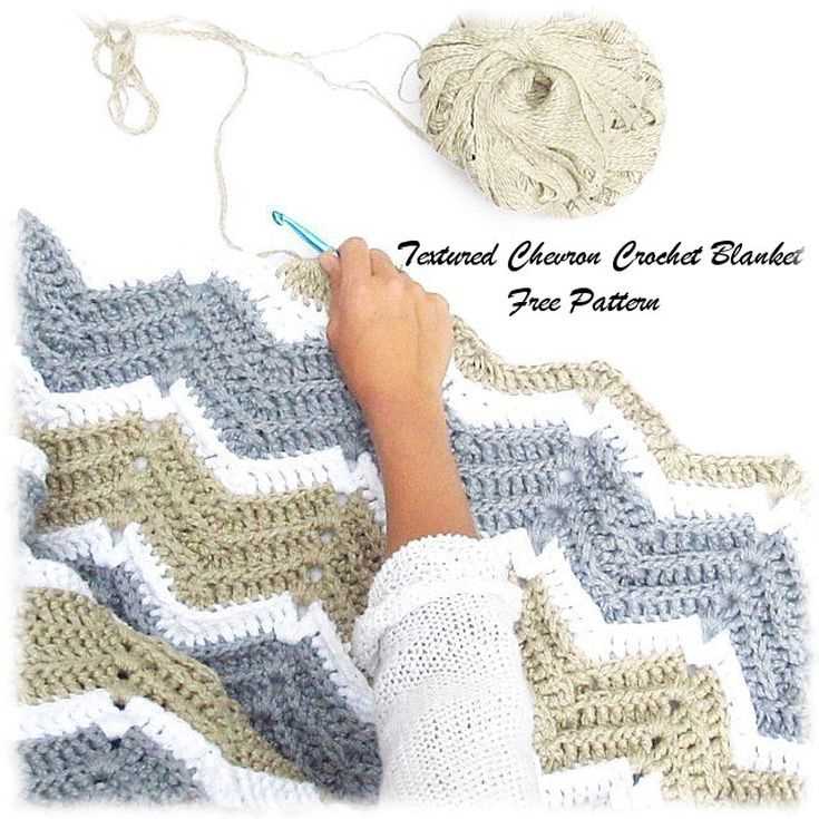 Chevron knitting pattern in the round