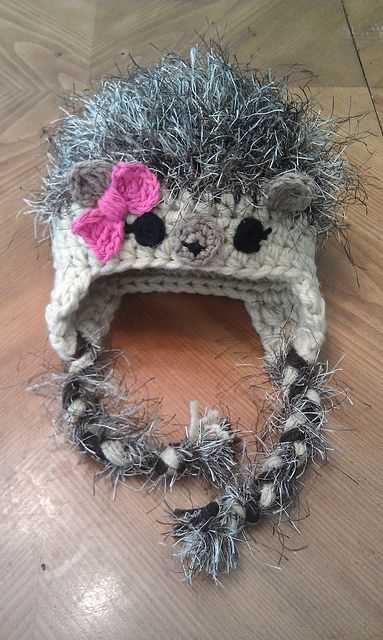 Hedgehog hat knitting pattern