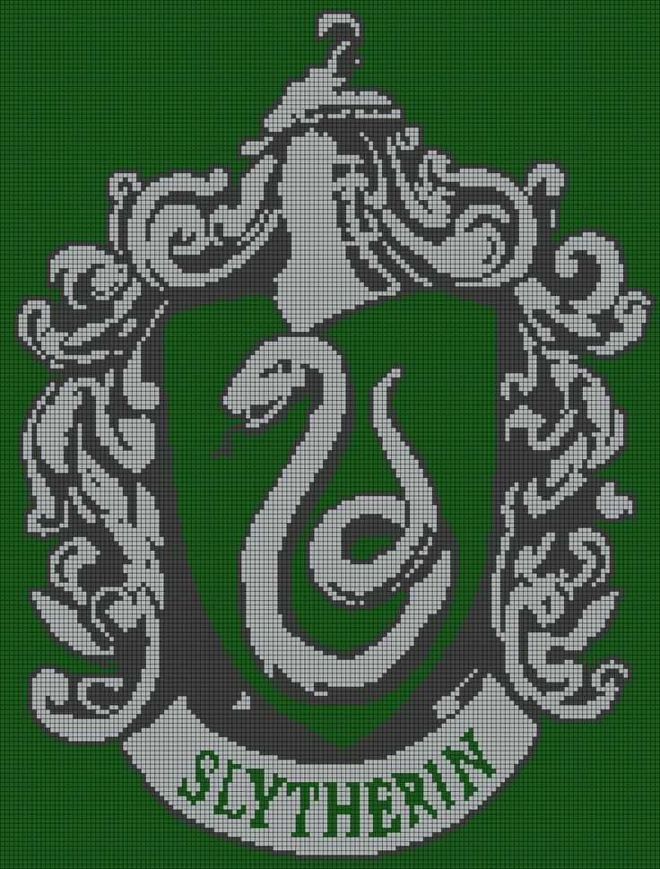 Slytherin hat knitting pattern