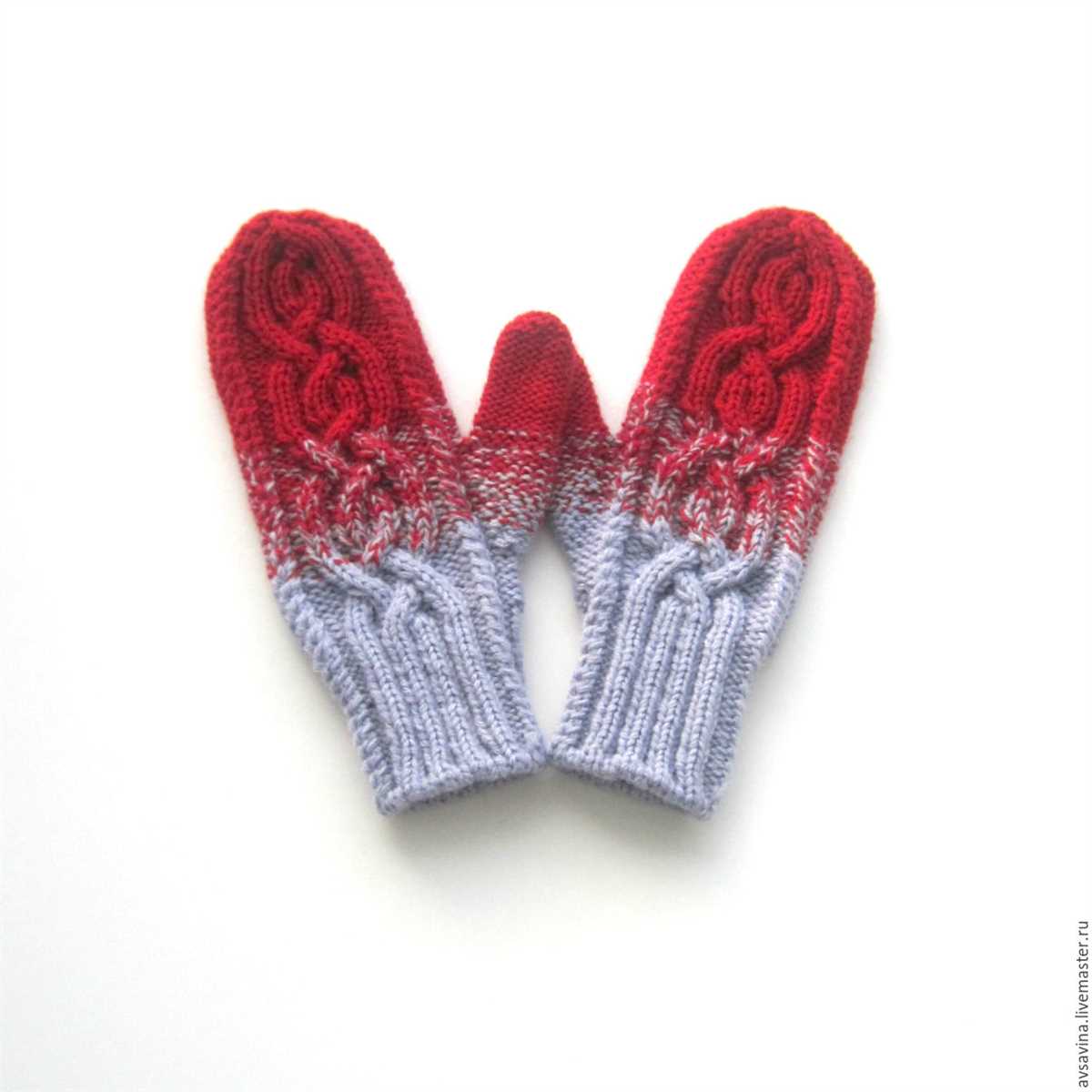 Basic knitted mitten pattern