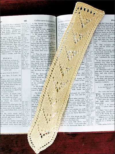Knit bookmark patterns