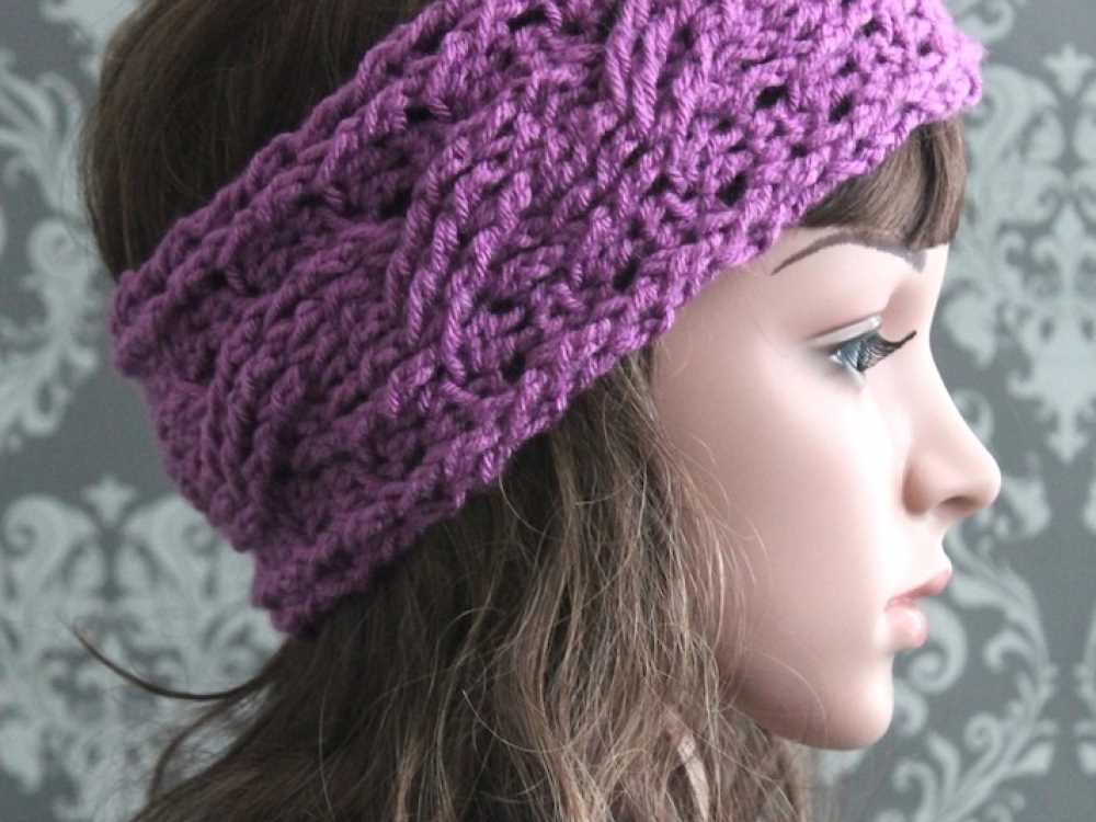 Free knitting pattern headband ear warmer