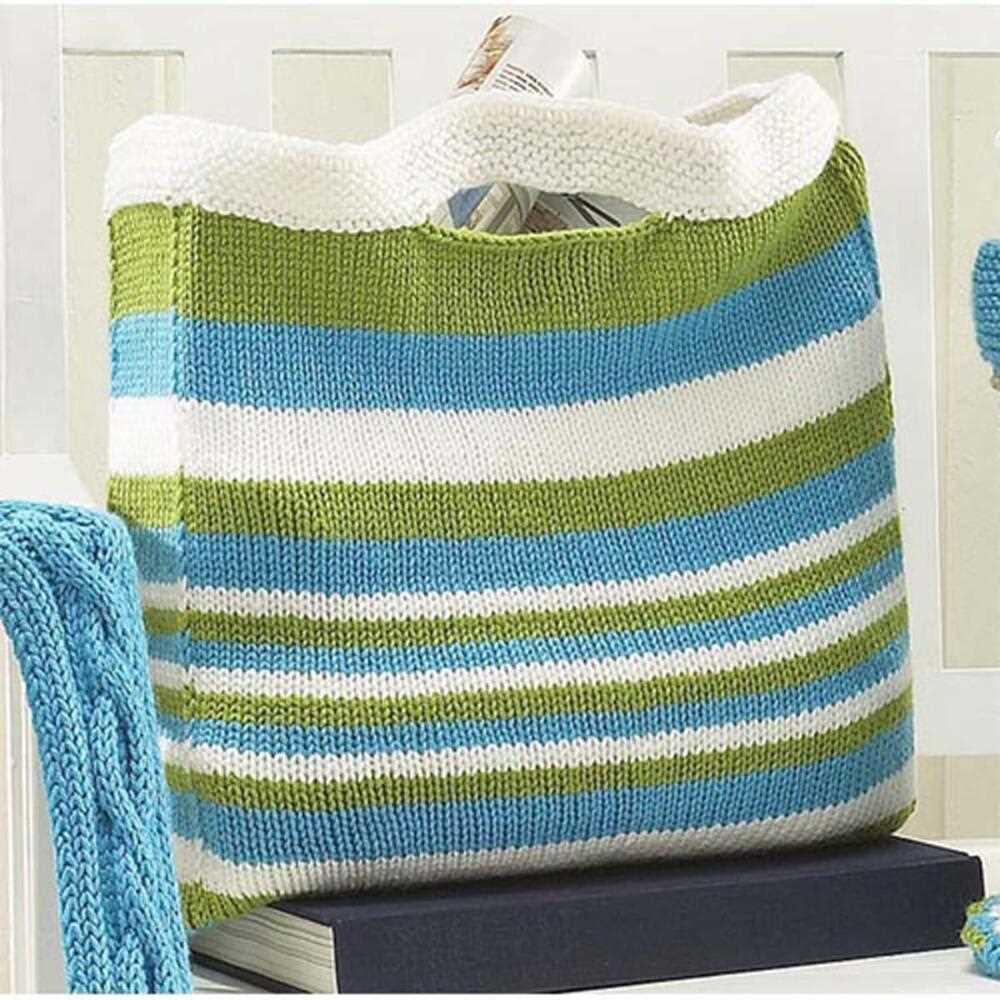 Knitted tote bag pattern free