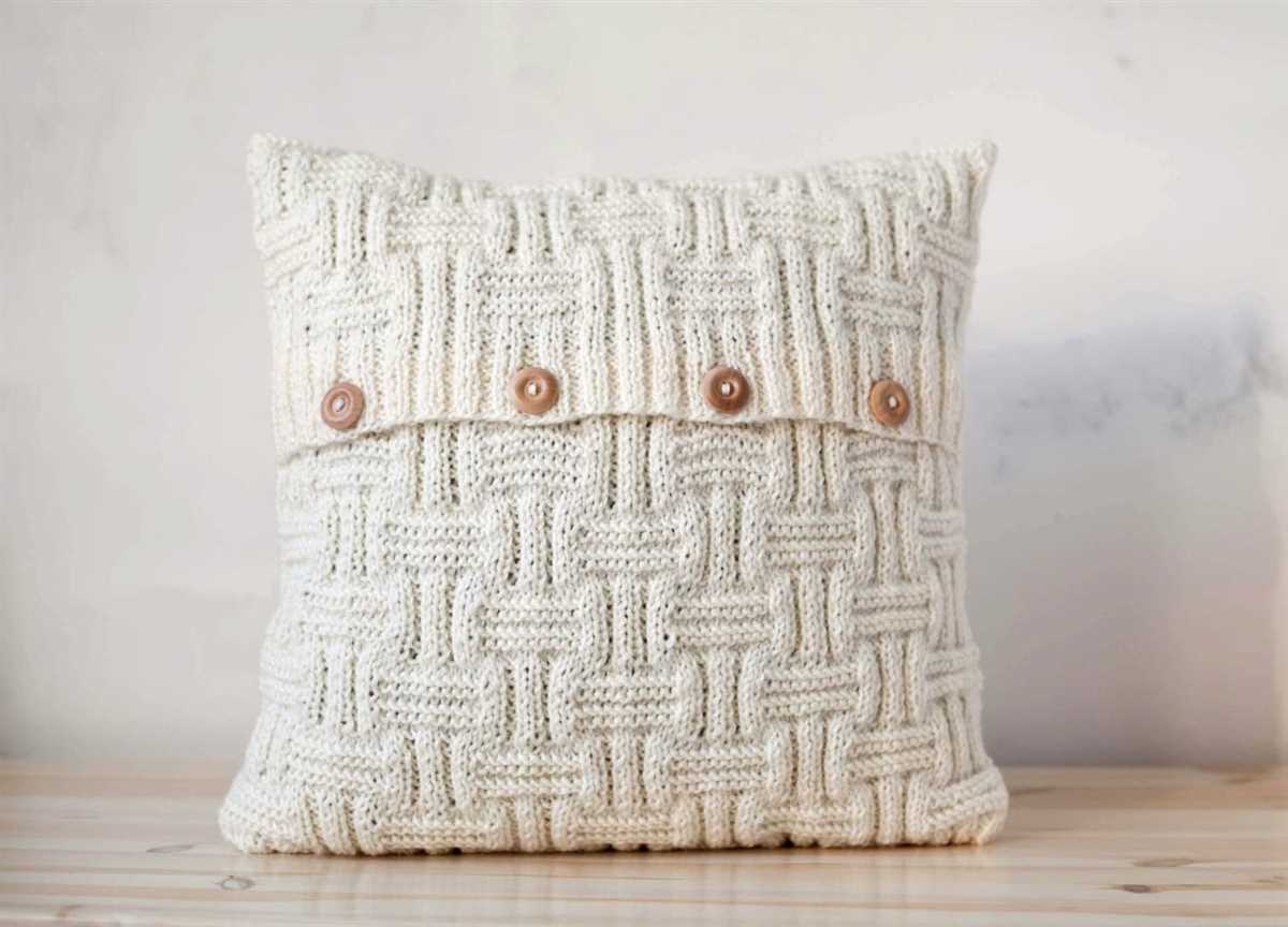 Chunky pillow knitting pattern