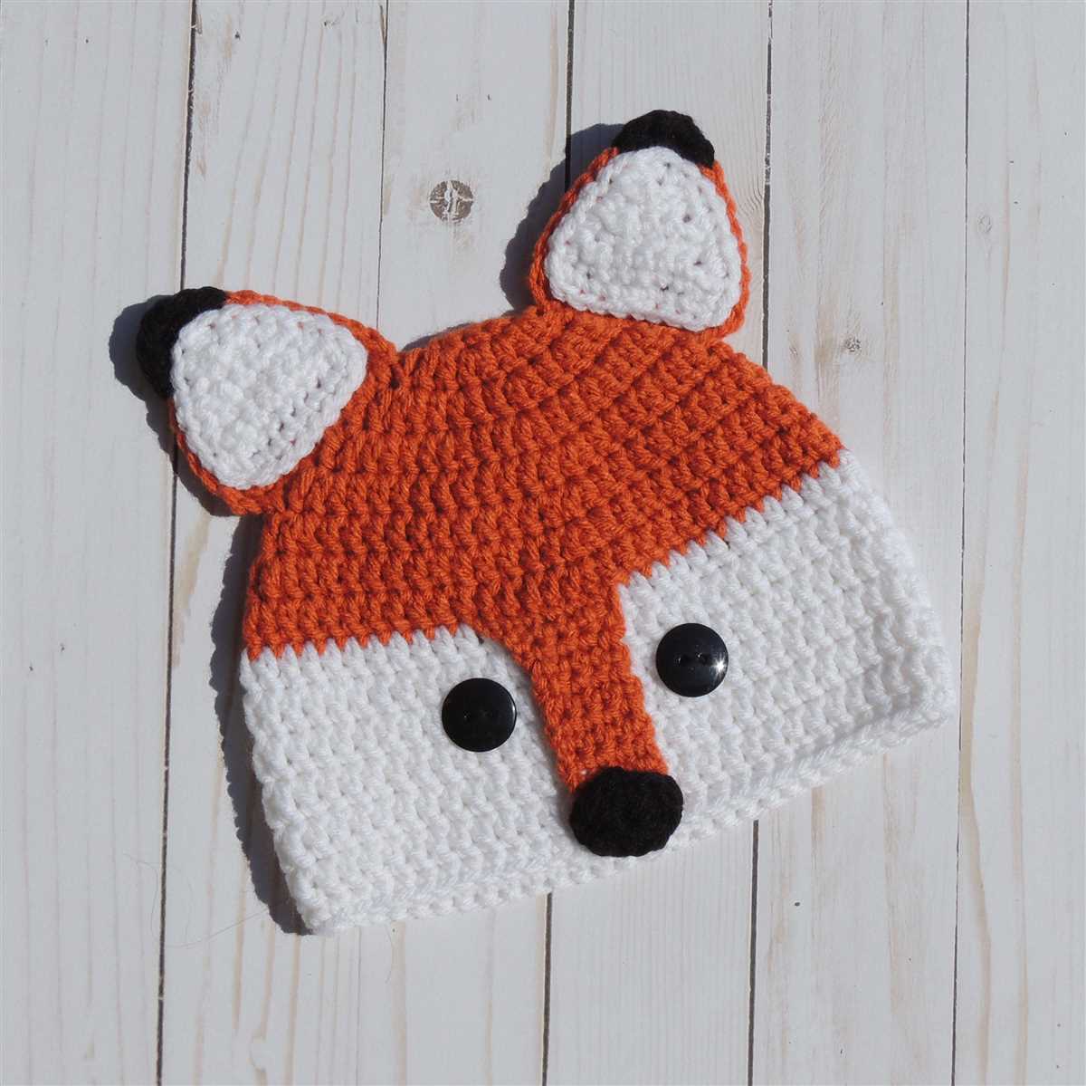 Knitted fox hat pattern free