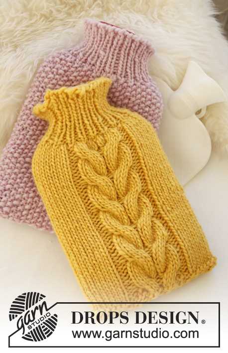 Hot water bottle cover knitting pattern free