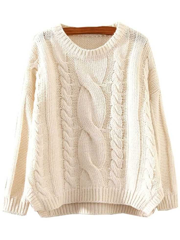 Cable knit jumper pattern womens