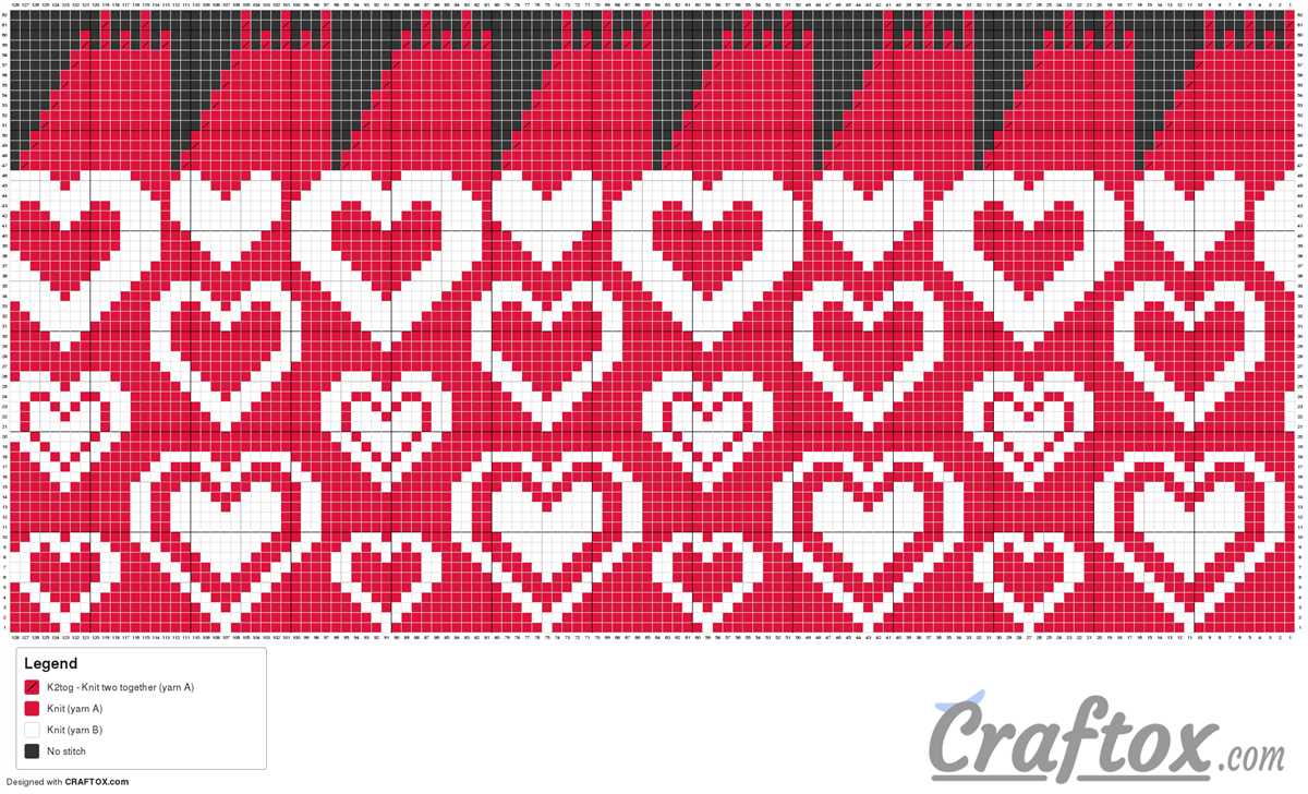 Knitted hearts free patterns