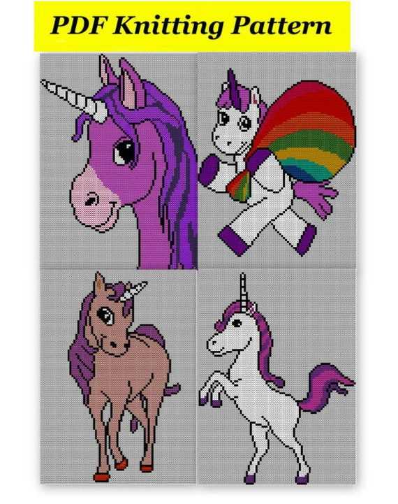 Free unicorn jumper knitting pattern