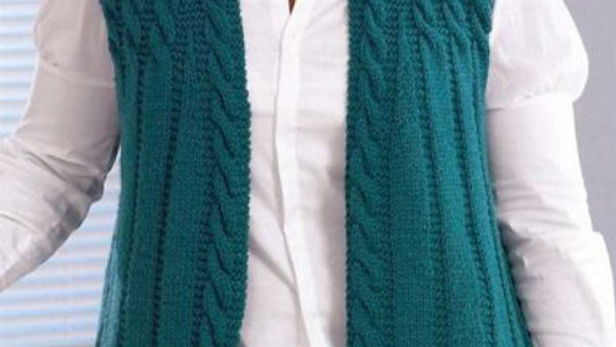 Women's knitted vest patterns
