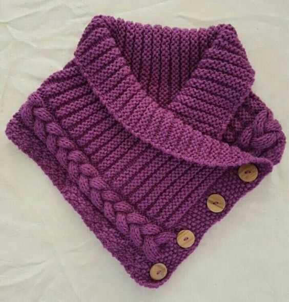 Stay Cozy with This Knitting Pattern for a Cowl Neck Scarf Cowl neck scarf knitting pattern